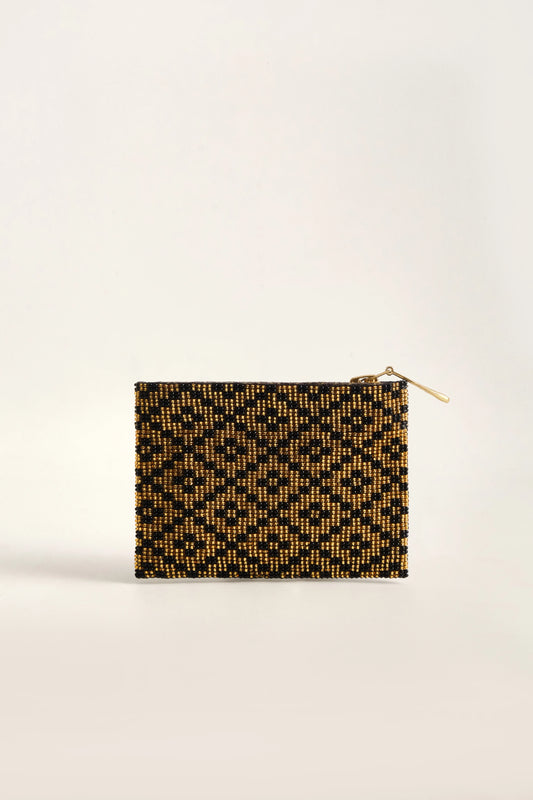 NIXI BONI WALLET Black & Gold