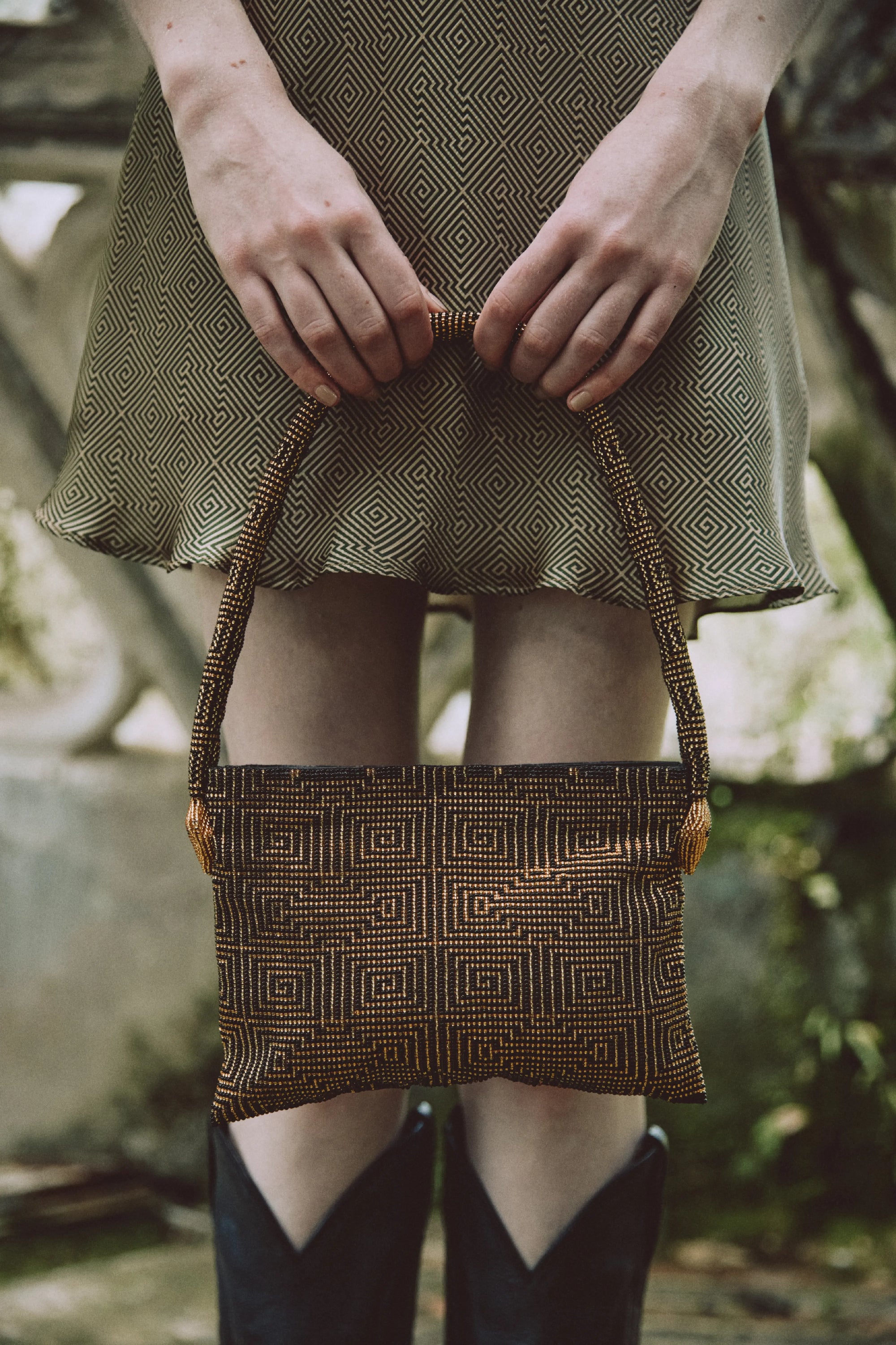 YUBA MINI BAG Black & Gold