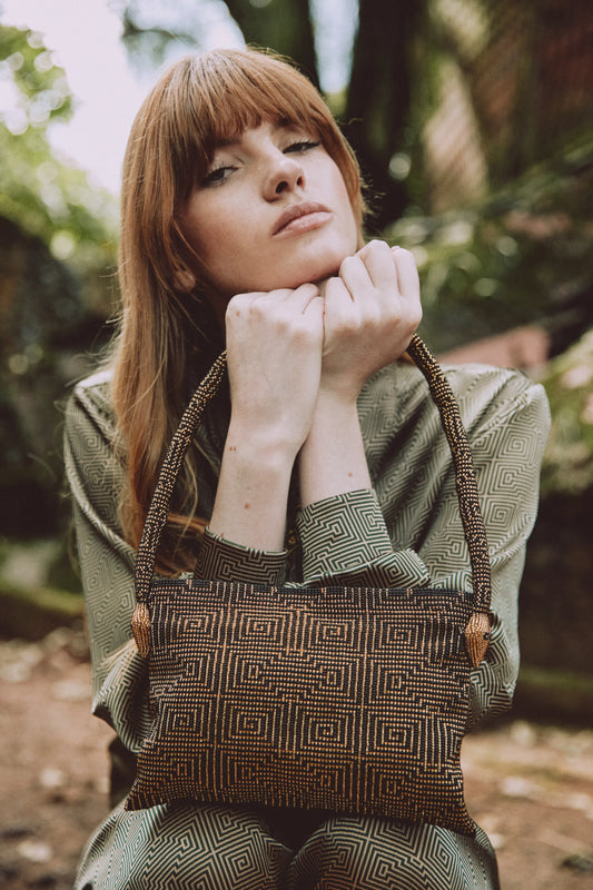 YUBA MINI BAG Black & Gold