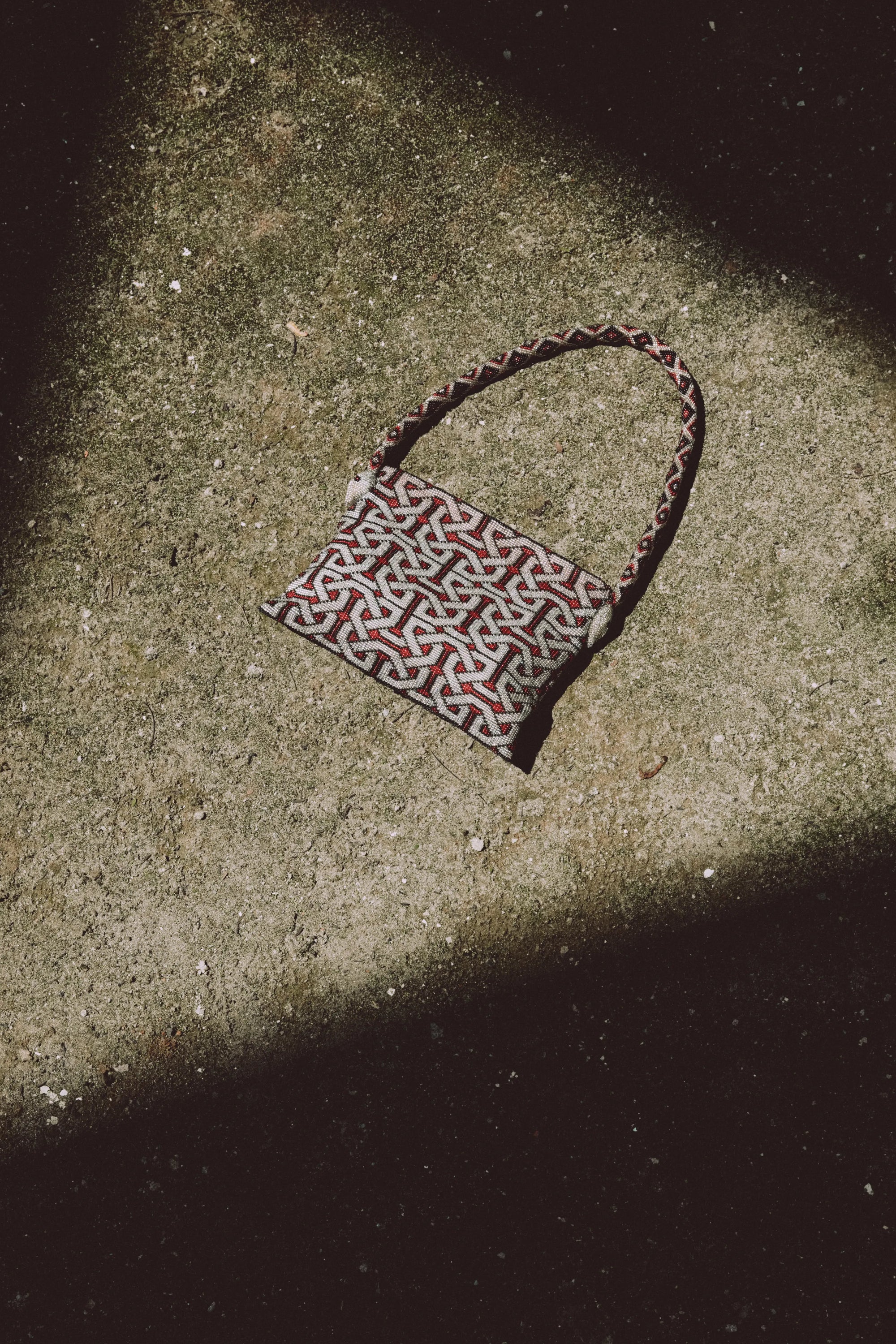 YUBA MINI BAG Silver & Red