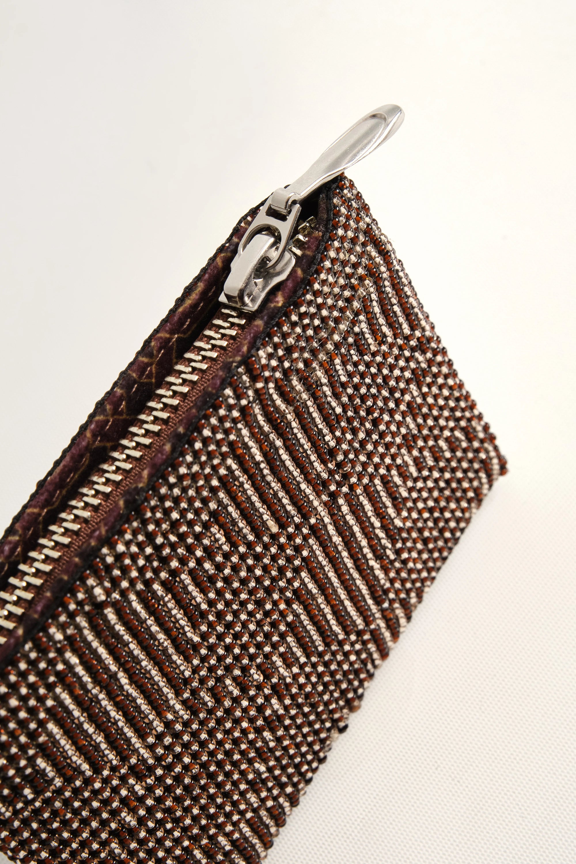 NIXI BONI WALLET Silver & Brown