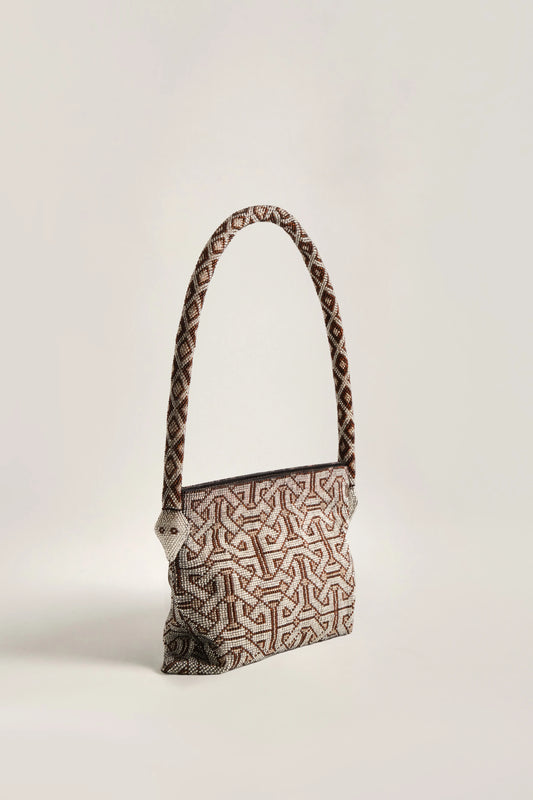 YUBA MINI BAG Silver & Brown
