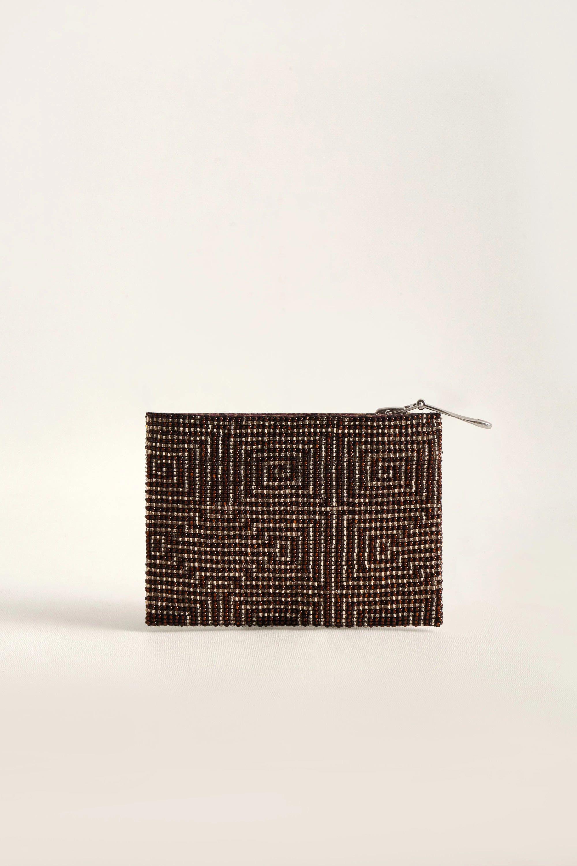 NIXI BONI WALLET Silver & Brown