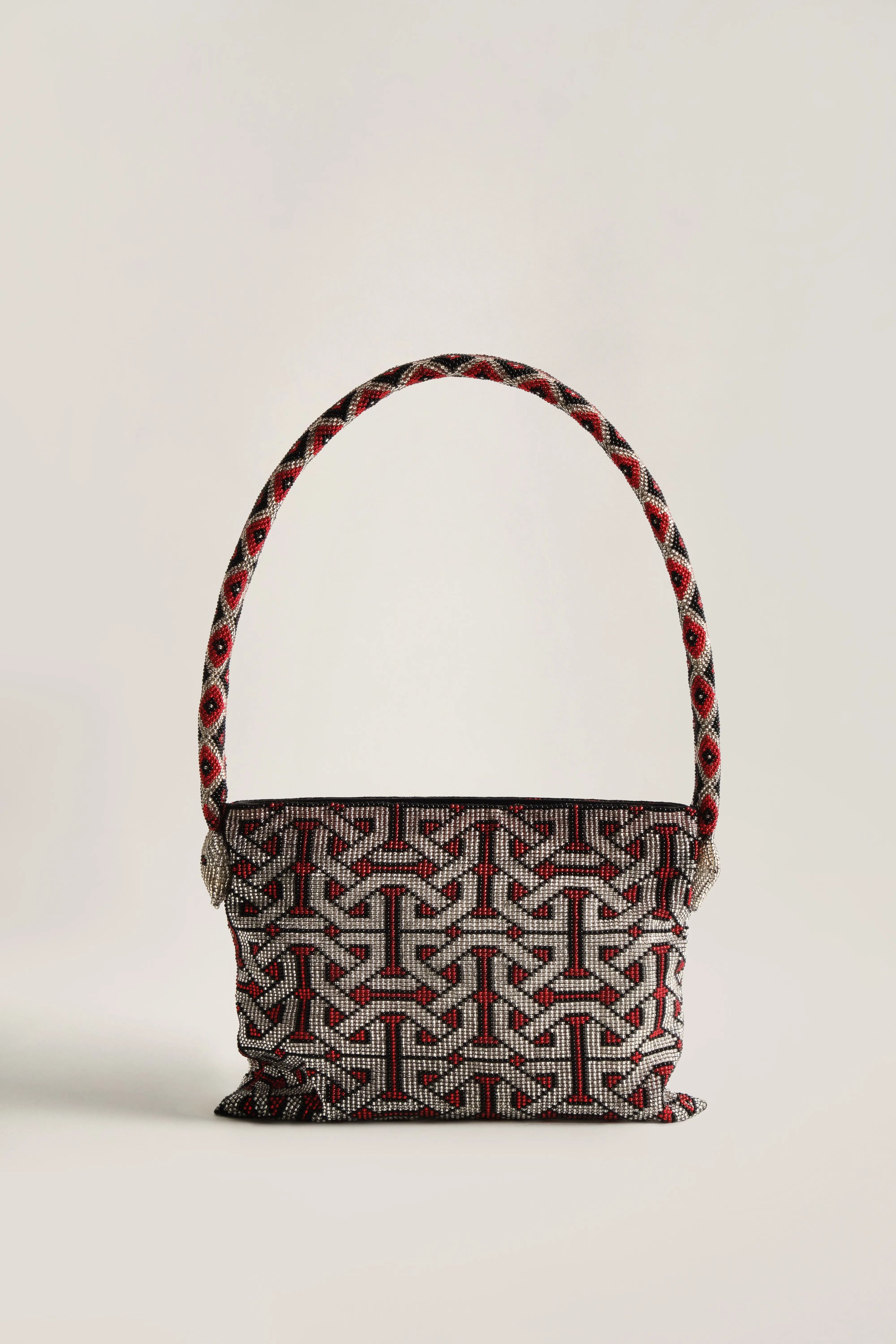 YUBA MINI BAG Silver & Red