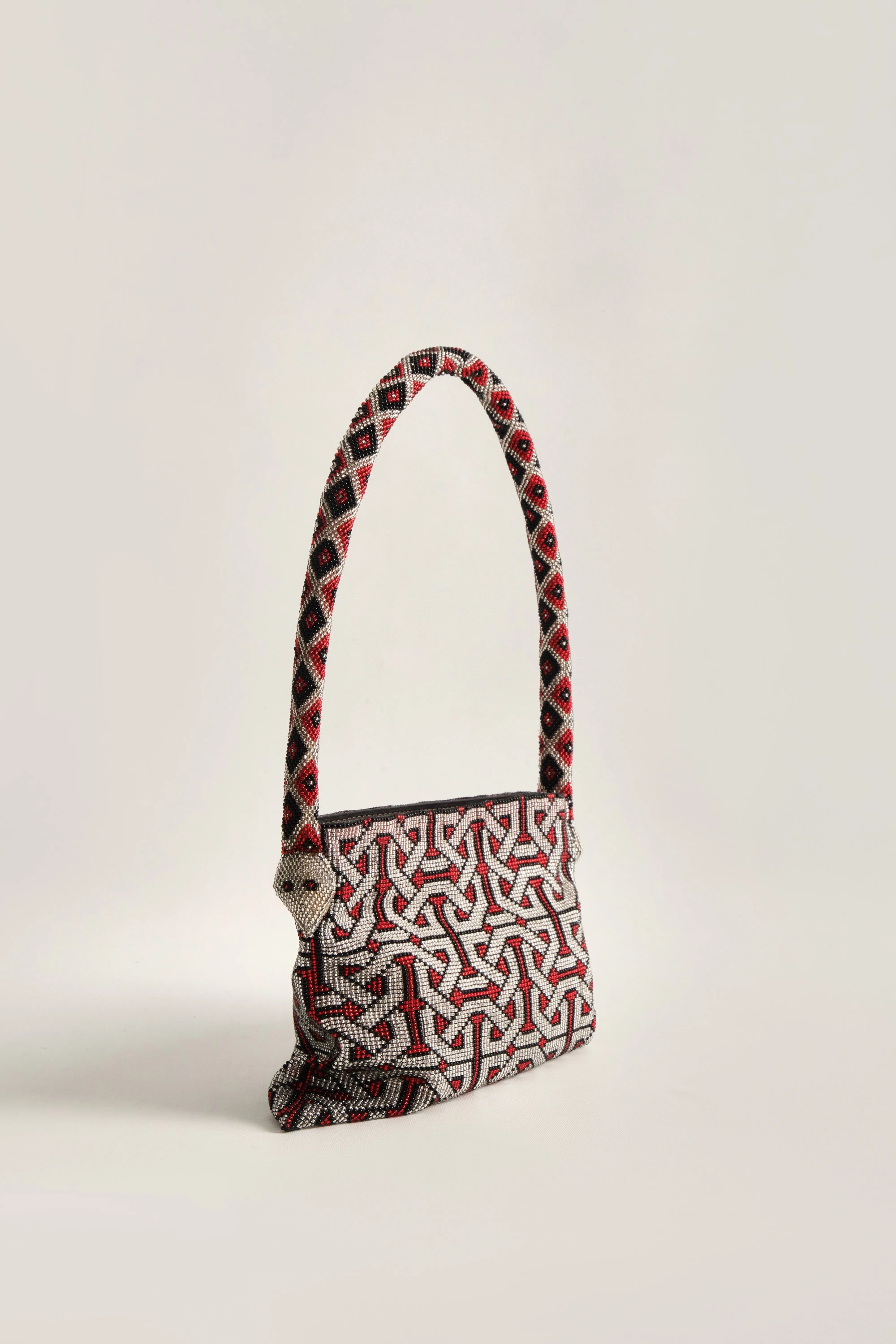 YUBA MINI BAG Silver & Red