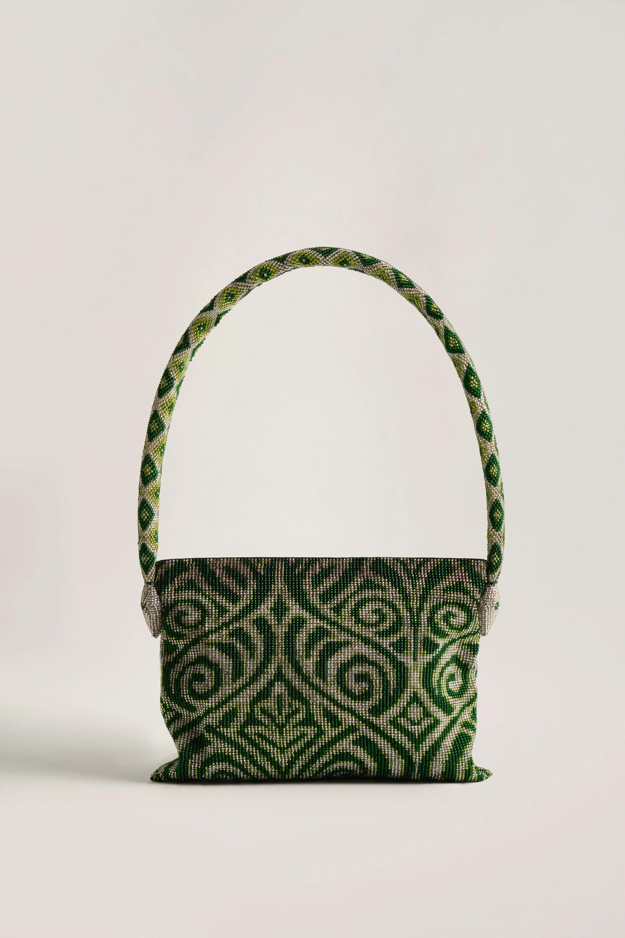 YUBA MINI BAG Silver & Shades of Green